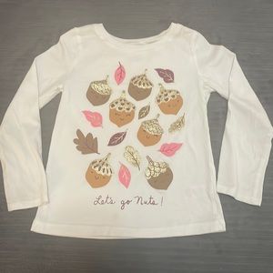 Fall “Let’s Go Nuts!” 5T Long Sleeve Tee